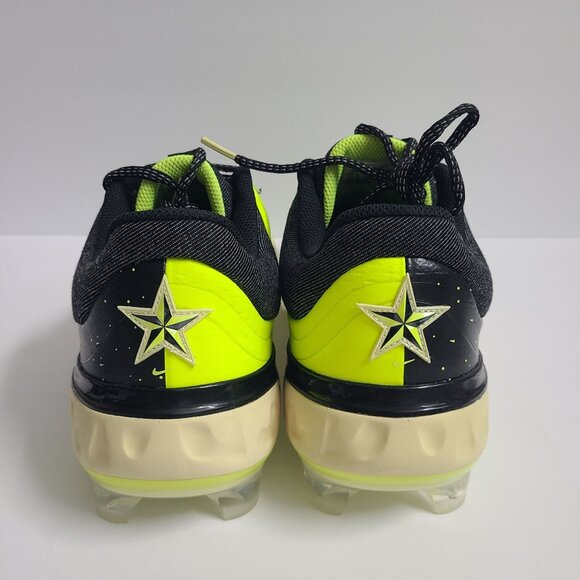 NEW Nike Alpha Huarache Elite 4 Low MCS Baseball Cleats FV6096-001 Size 10 Black main image 4
